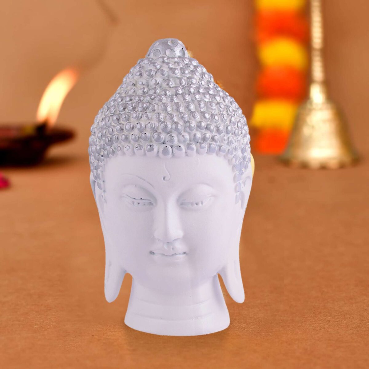 Buddha Idol Statue Showpiece Gift Gifting Item Polystone Home Decor Decoration