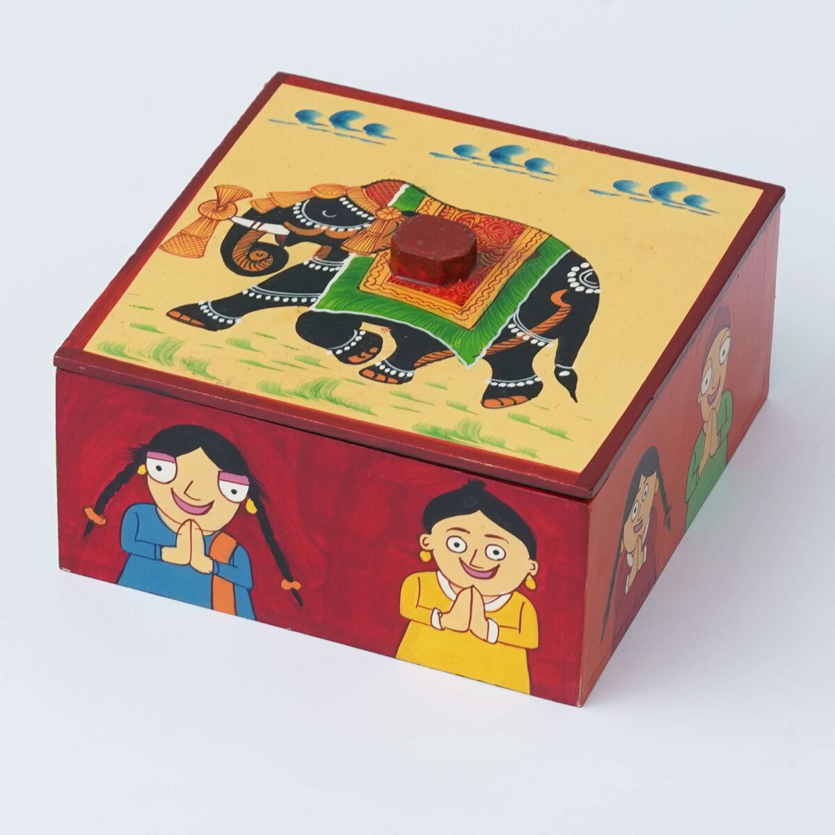 Wooden 4 boxex dry fruit box - Image 4