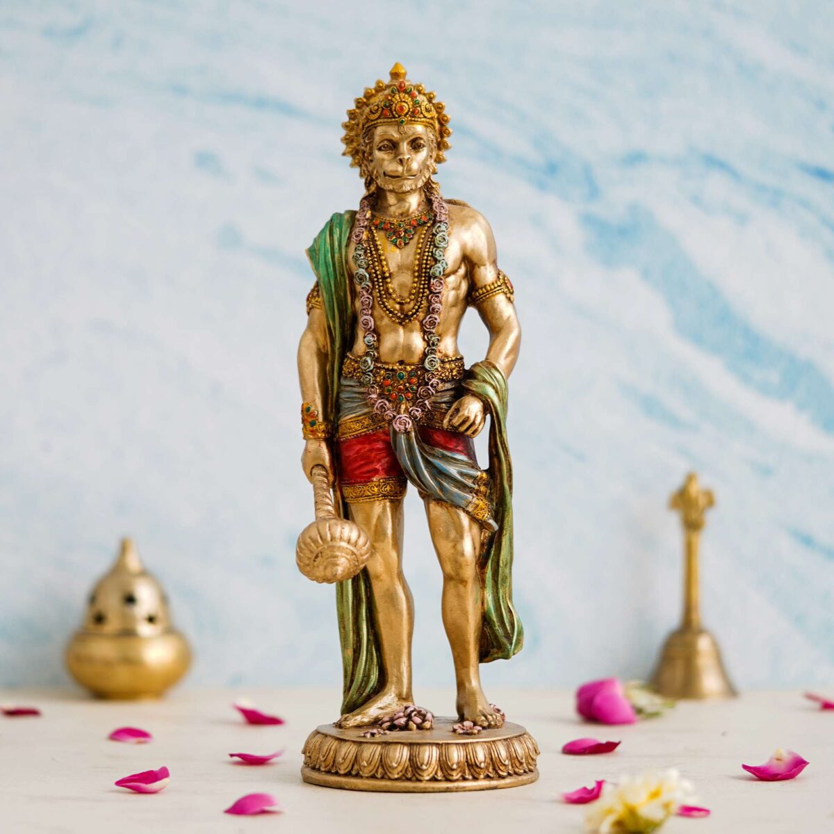 Hanuman Ji murti for Pooja Room I Hanuman Statue I Home Temple Decoration Items Lord Hanuman Statue for Home Temple Hotel