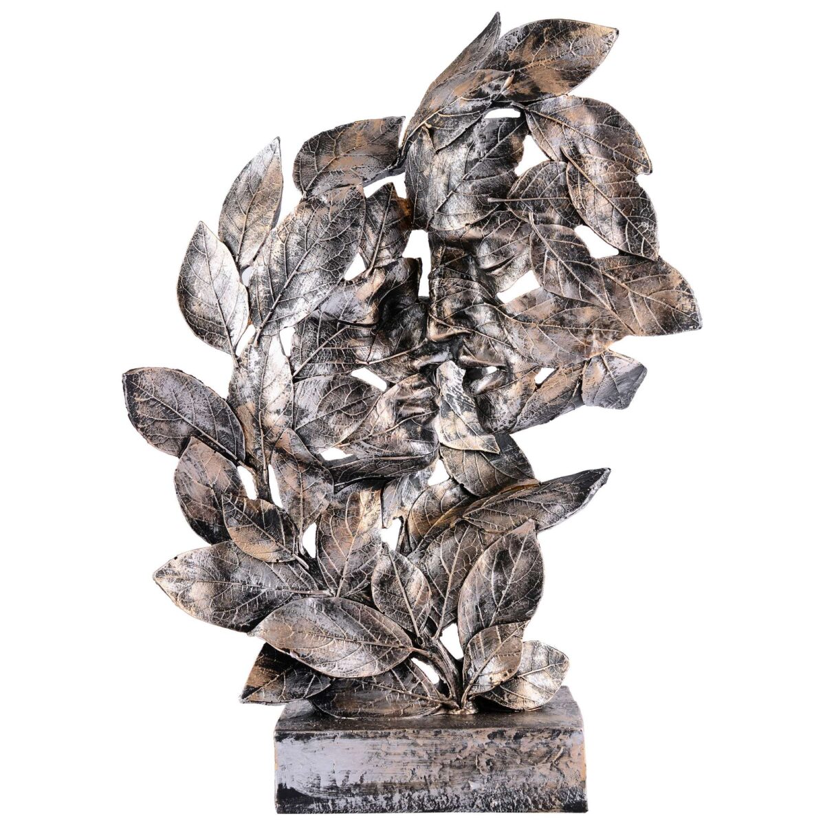 RomentIc Love Couple Face Statue brown Showpiece for Home Decor in Showpieces &Figurine table Decorations Items - Image 3