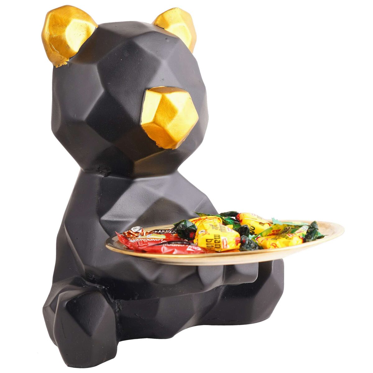 Cool Dog Showpiece with Plate for Home Dcor Item | Kitchen,Bedroom,Office,Dinning Table Decorative Item - Image 3